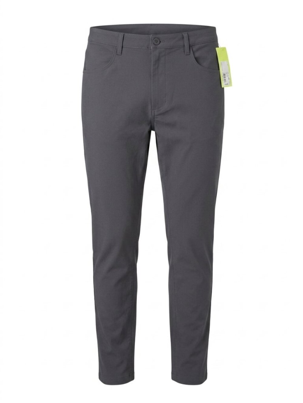 NWT Mens All In Motion 360 Lifestyle Trouser Pants 5-Pockets Dark Gray 34 Sporty